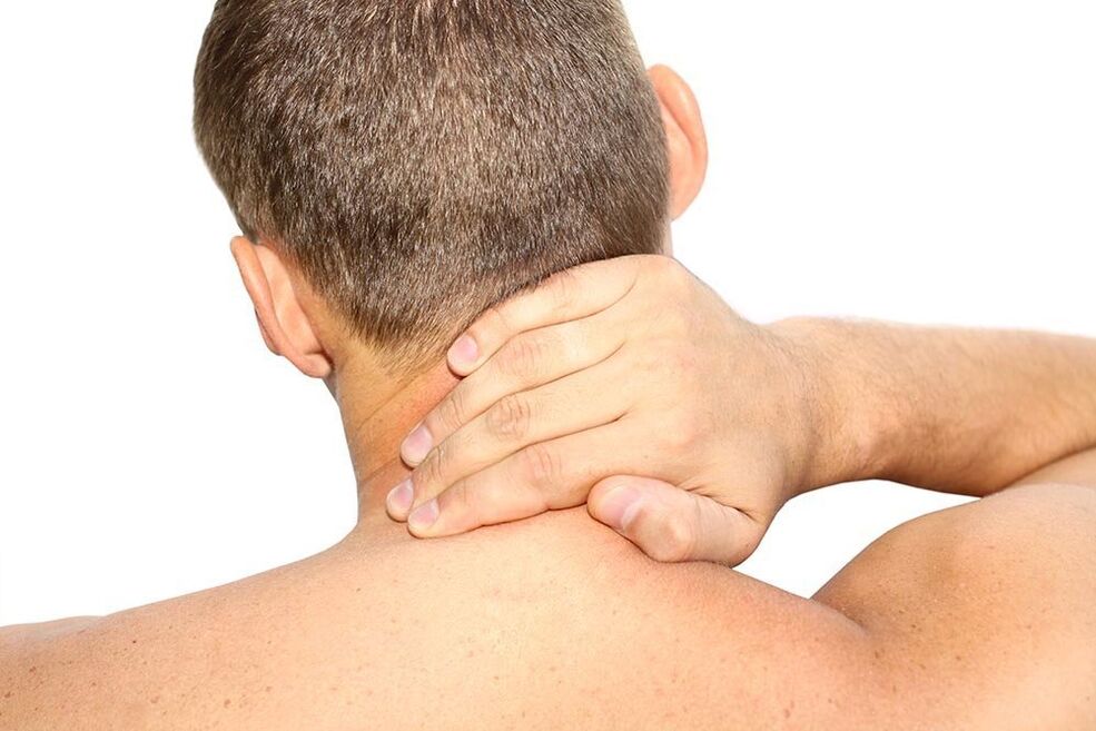 neck pain with osteochondrosis